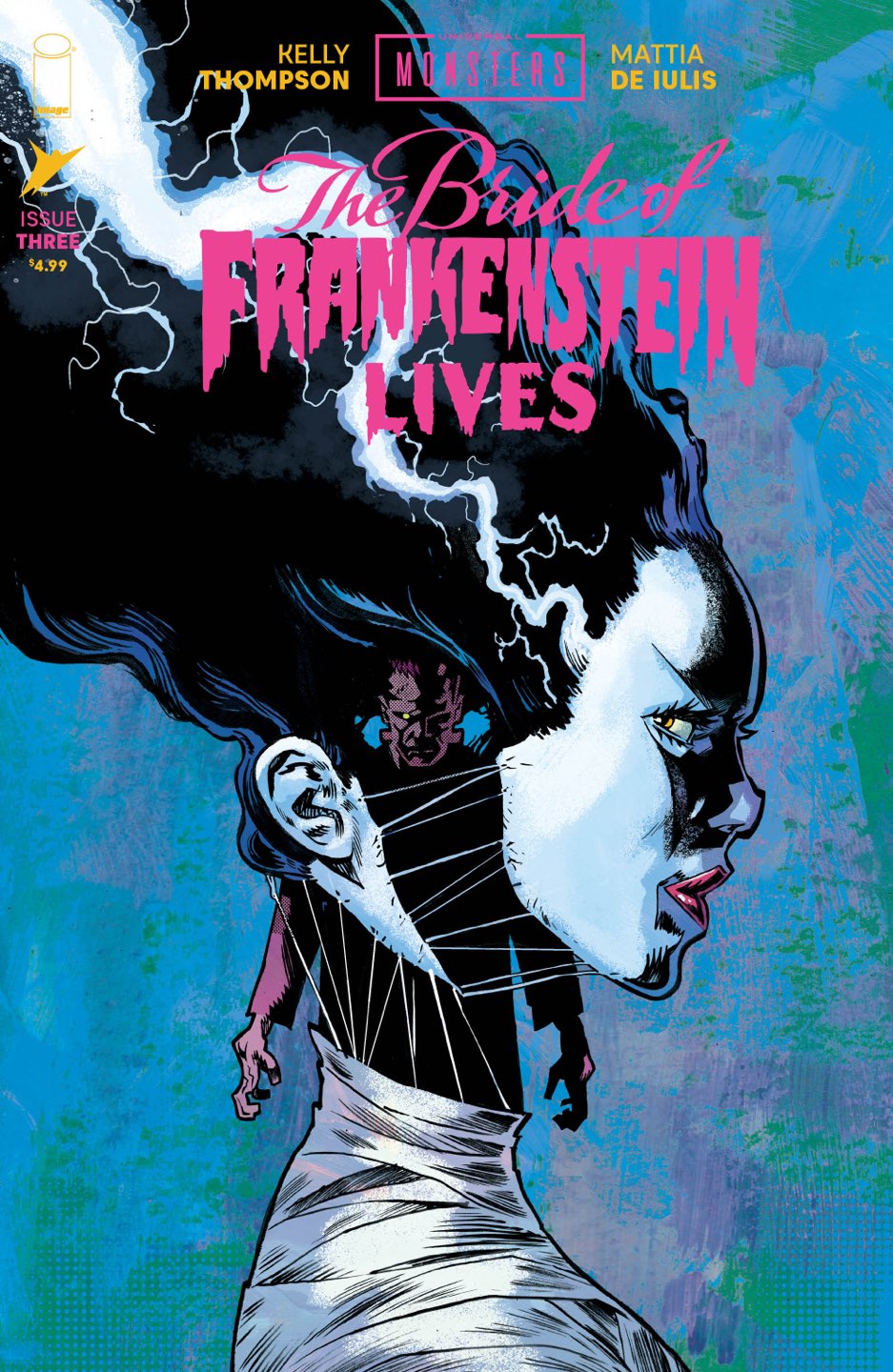 Universal Monsters the Bride of Frankenstein Lives #3 (of 4) Cover F – 1:75 Ratio Michael Walsh Variant