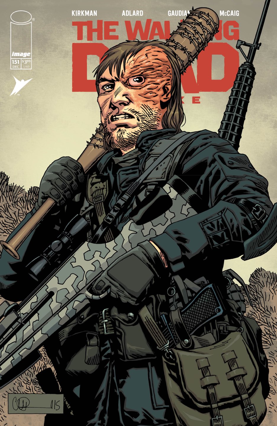 Walking Dead Deluxe #151 Cover B – Charlie Adlard & Dave McCaig Variant