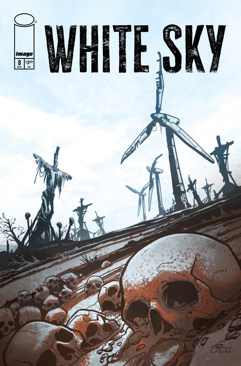 White Sky #8 Cover C – Ray Lederer Variant