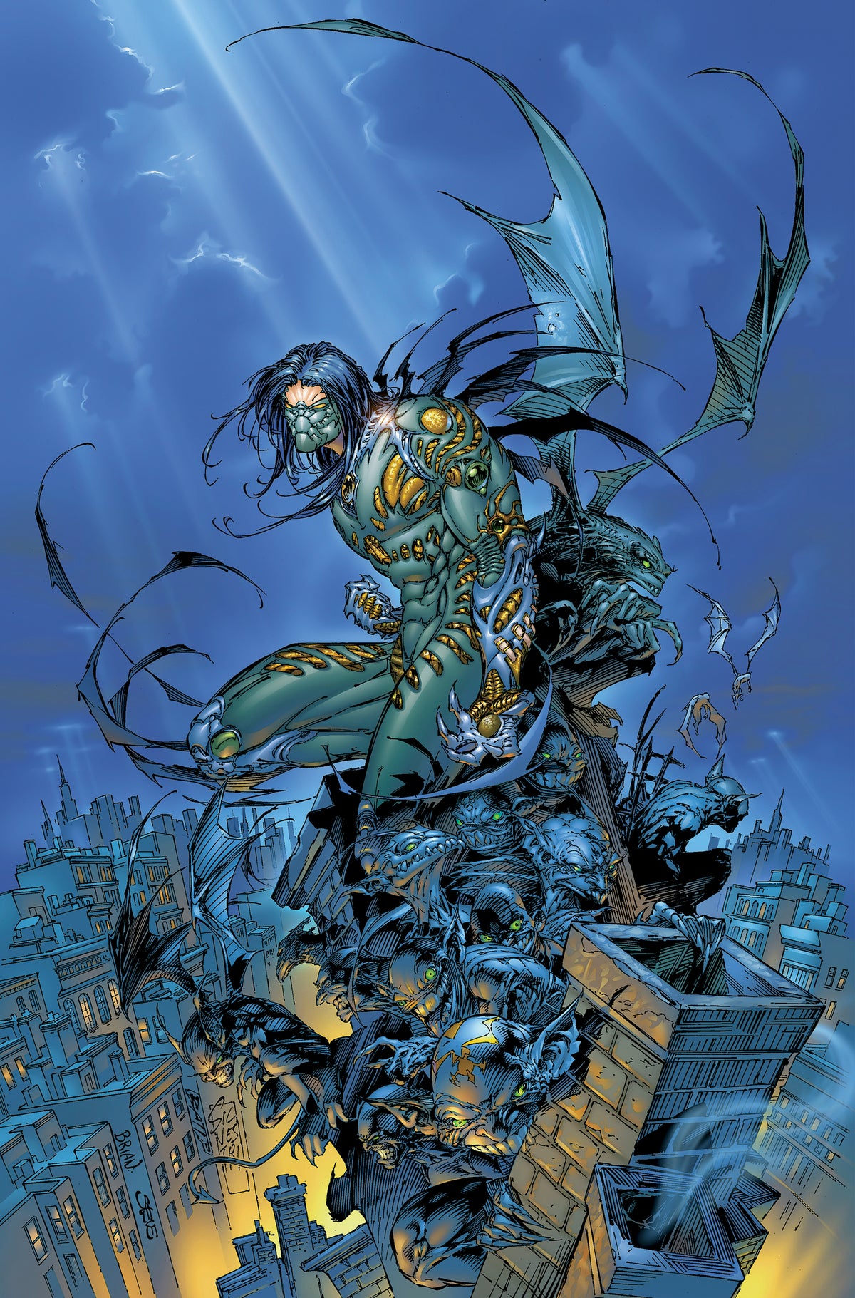 Darkness (2025) #10 Cover D – 1:50 Ratio Marc Silvestri & Matt Batt Banning 30th Anniversary Foil Virgin Variant