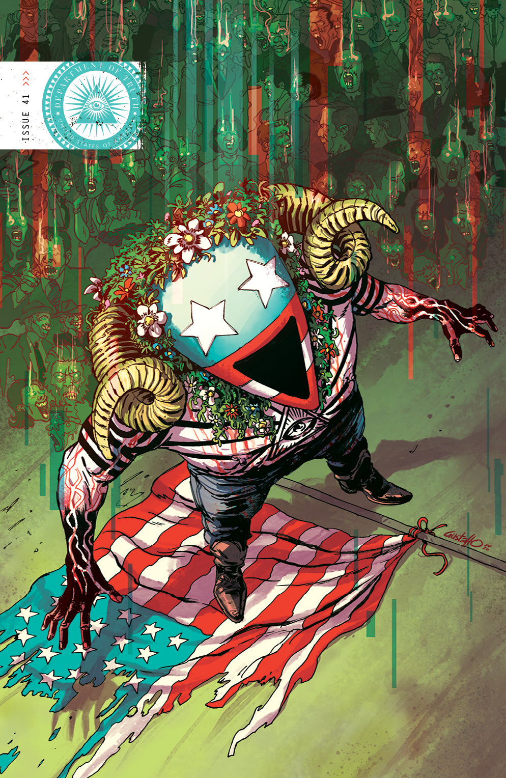Department of Truth #41 Cover C – 1:25 Ratio Gustaffo Vargas Variant