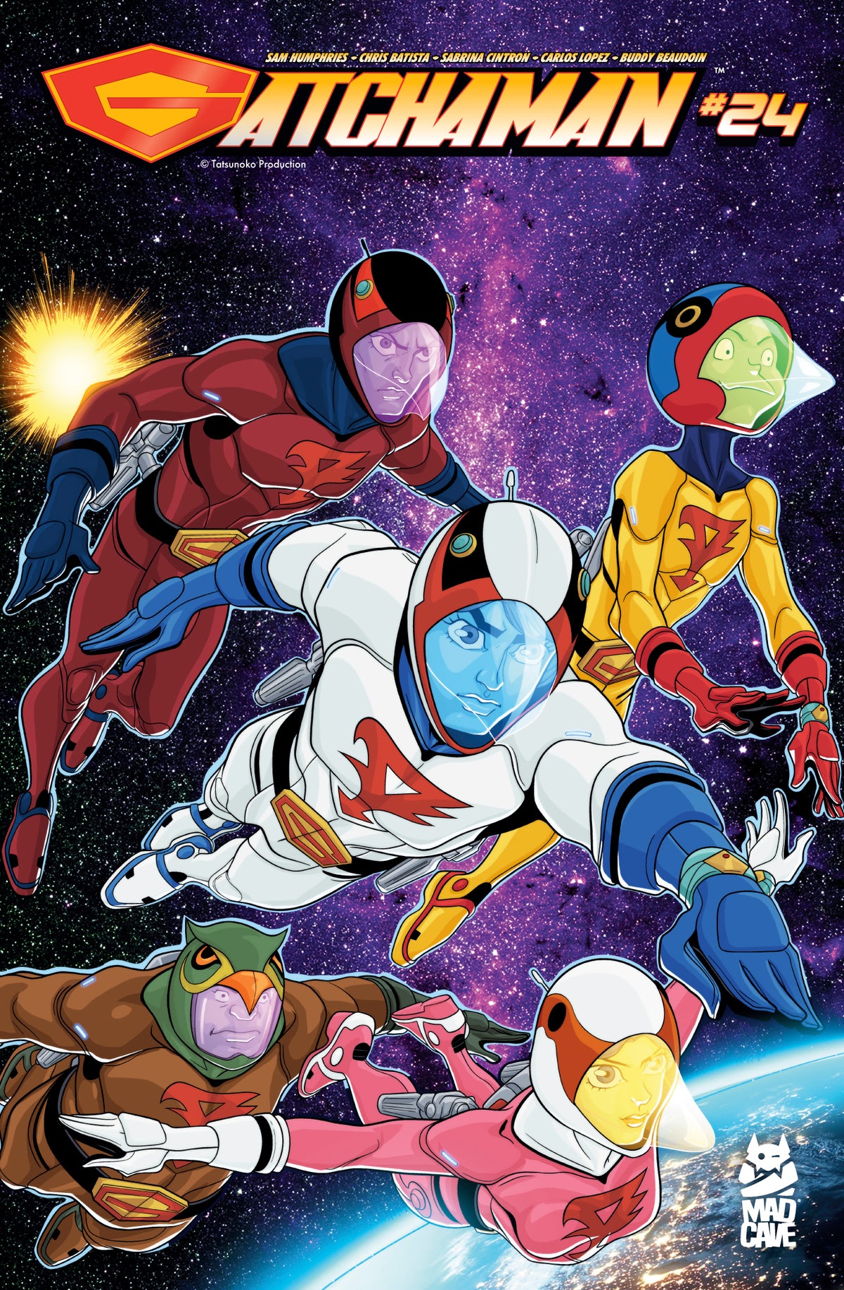 Gatchaman #24 Cover A – Chris Batista Sabrina Cintron Tom Chu