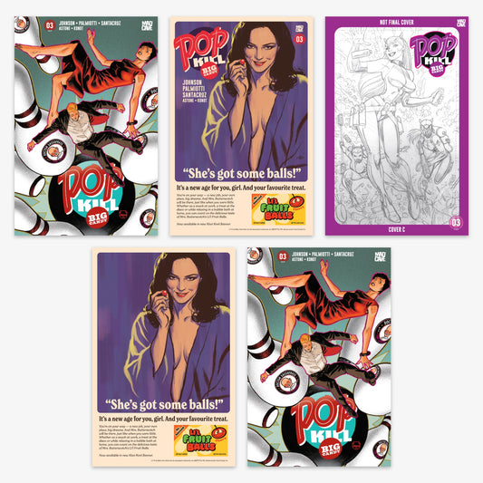 Pop Kill Big Candy #3 (of 4) Bundle – Covers A–E