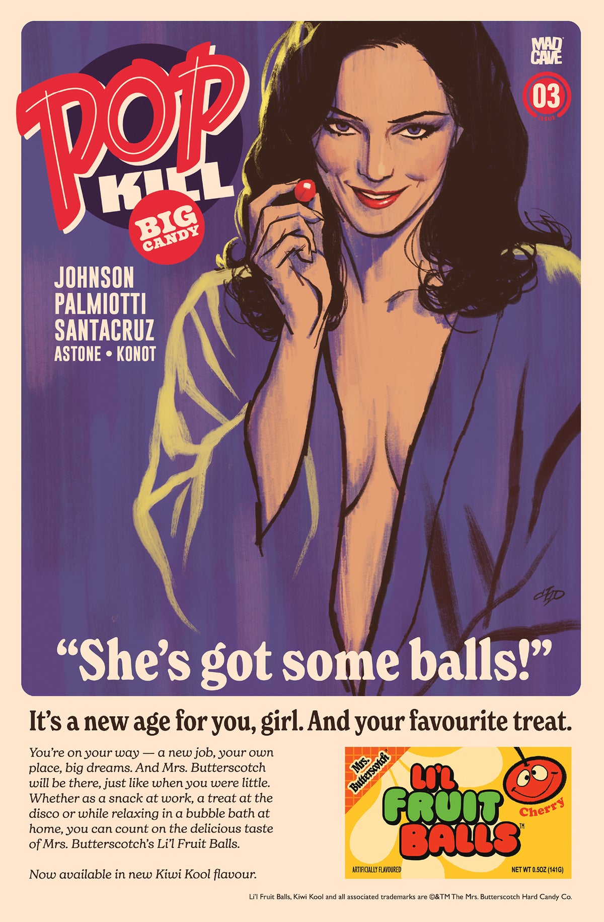Pop Kill Big Candy #3 (of 4) Cover B – Michael Cho Variant