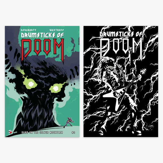 Drumsticks of Doom Band on the Silver Mountain #3 (of 3) Bundle – Covers A & B (incl. Ratio Incentives)