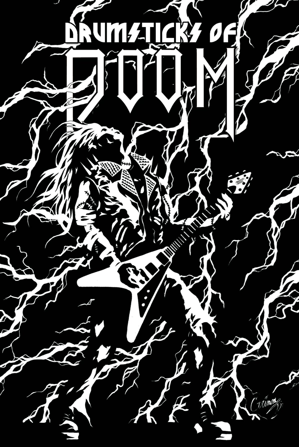 Drumsticks of Doom Band on the Silver Mountain #3 (of 3) Cover B – 1:5 Ratio Jonathan Grimm Variant
