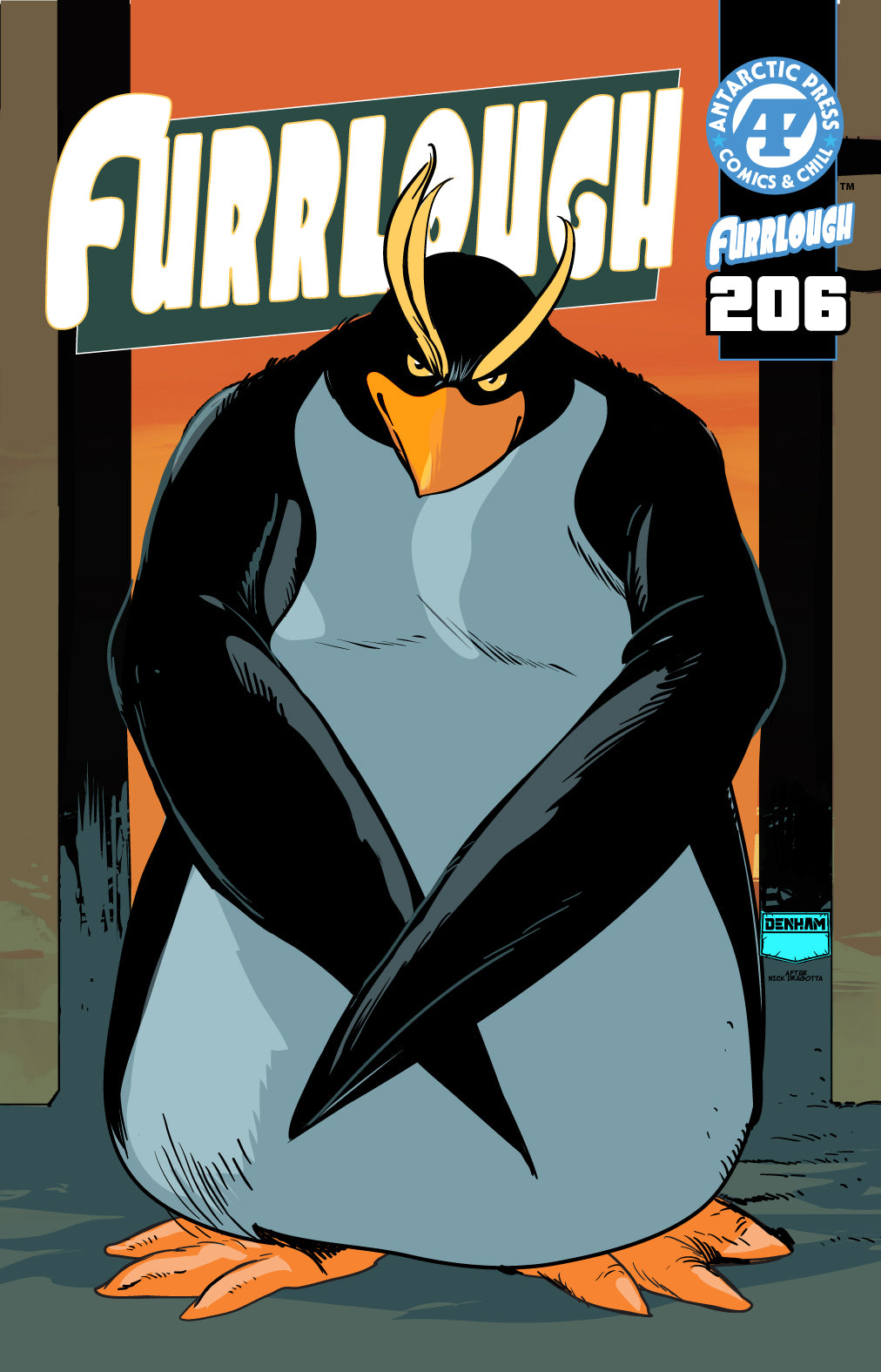 Furrlough #206 Cover B – Brian Denham Variant