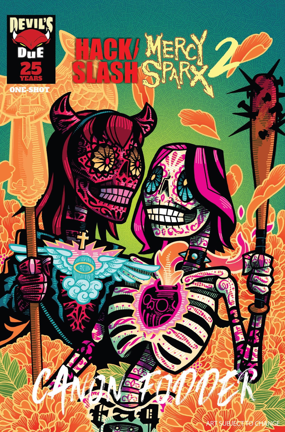 Hack Slash Mercy Sparx Canon Fodder #1 (ONE SHOT) Cover B – J Gonzo Variant