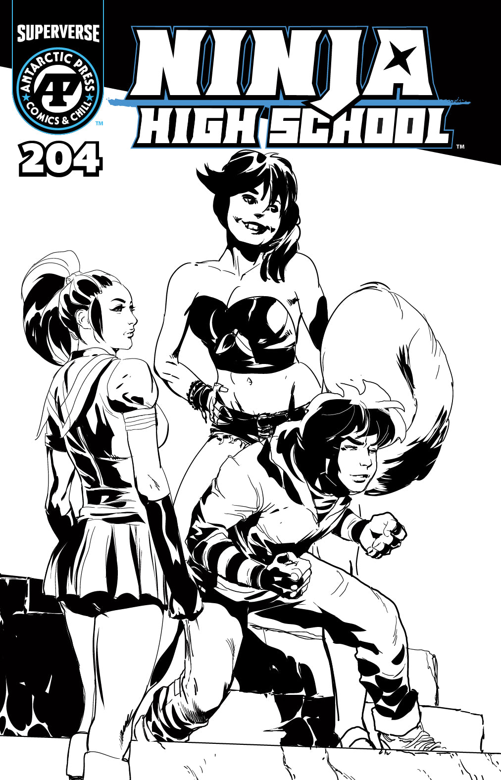 Ninja High School #204 Cover B – Brian Denham Homage Variant
