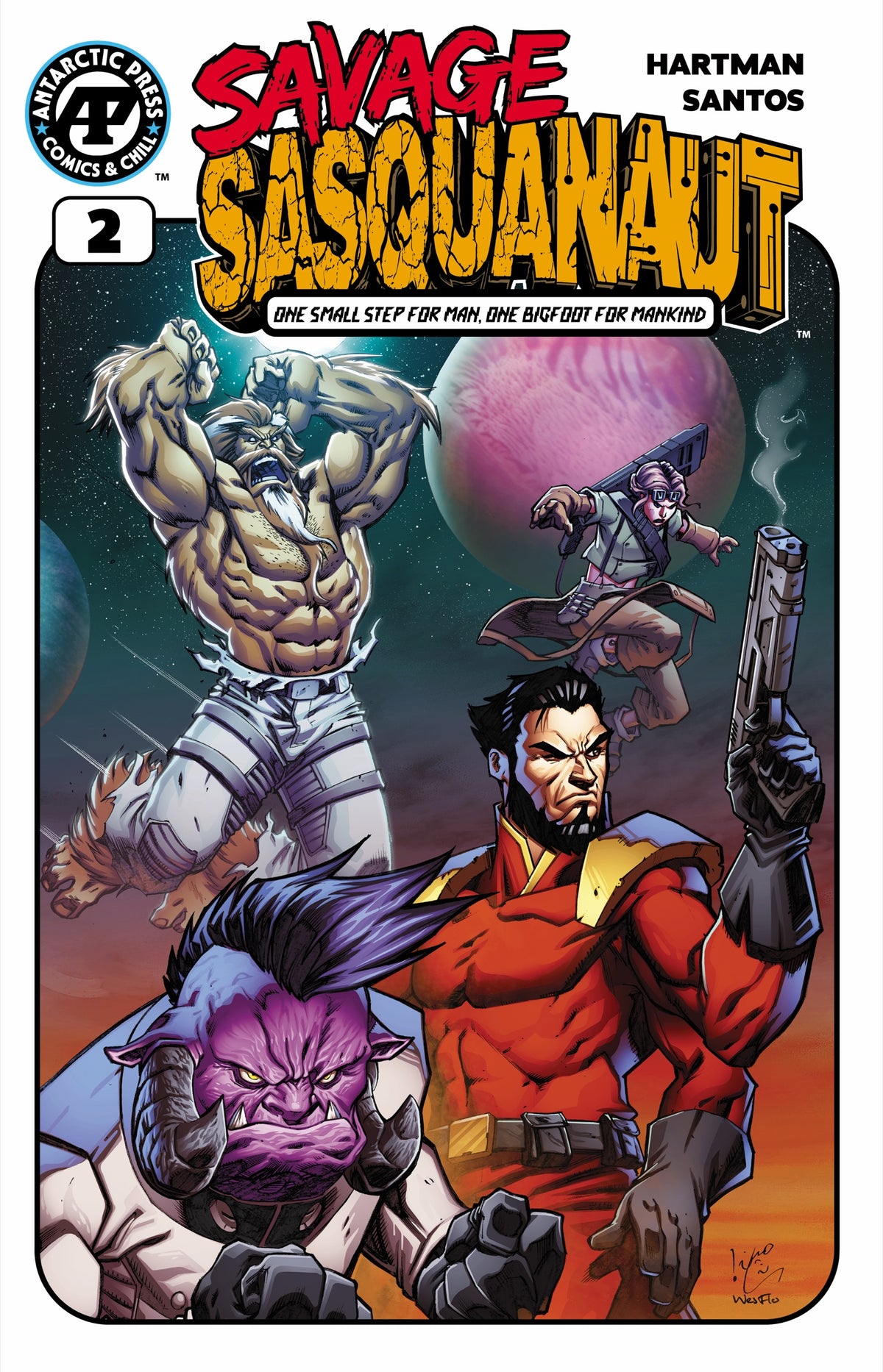 Savage Sasquanaut #2 Cover B – Chahine Ladjouze Variant