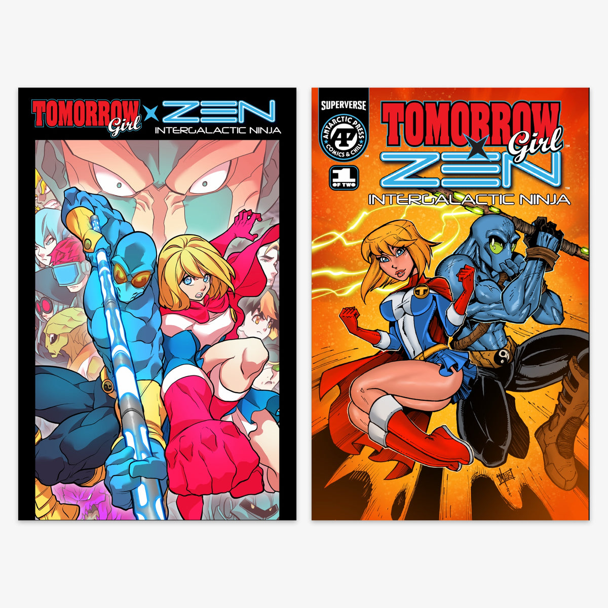 Tomorrow Girl X Zen Intergalactic Ninja #1 (of 2) Bundle – Covers A & B