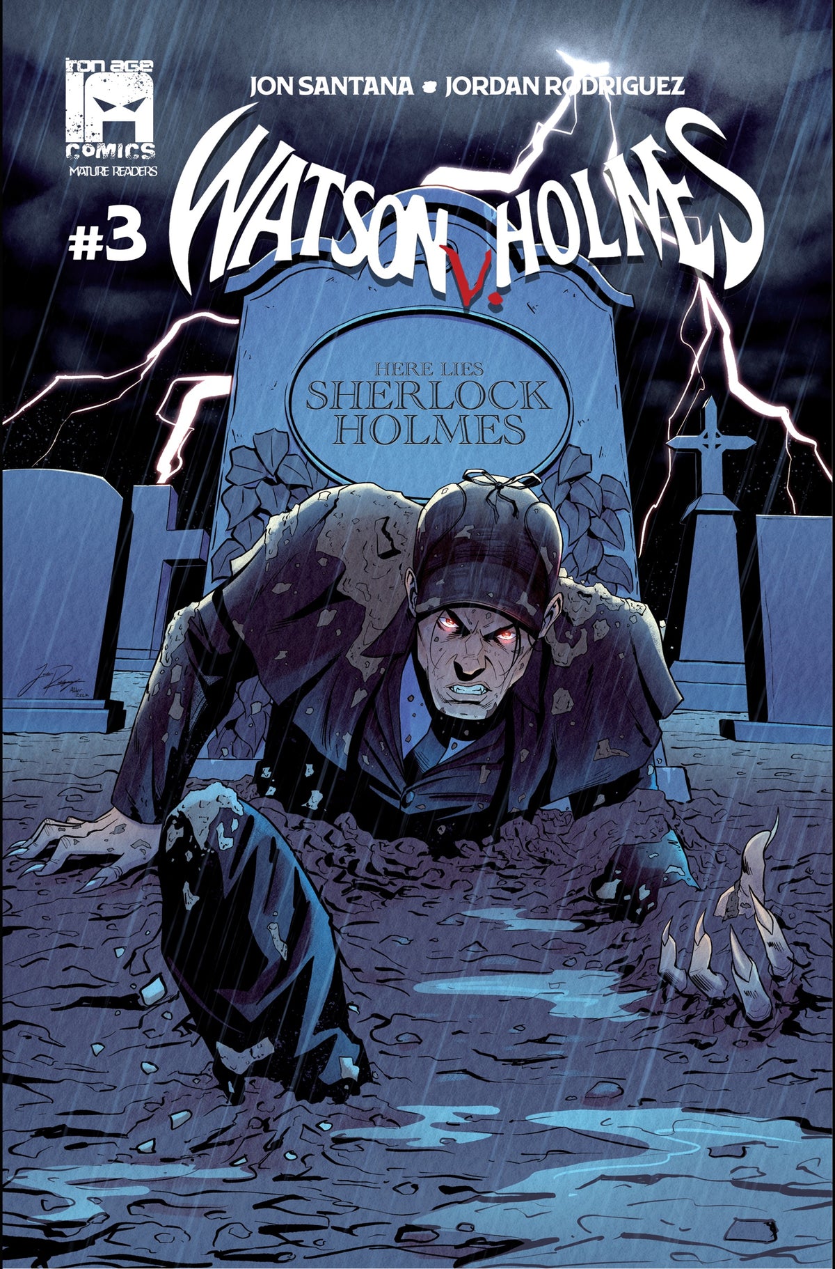 Watson V Holmes #3 (of 12) Cover A – Jordan Rodriguez Homage