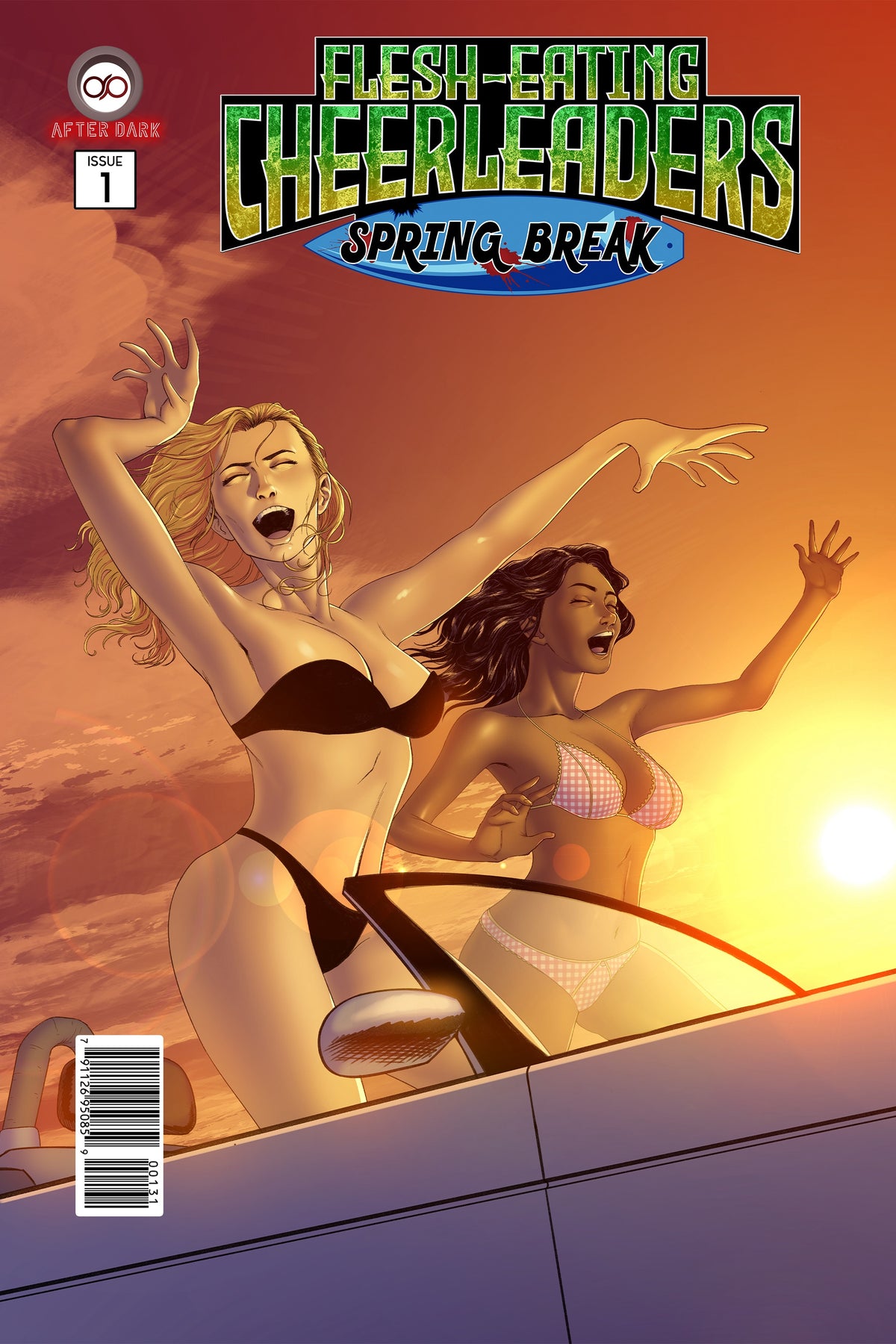 Flesh Eating Cheerleaders Spring Break #1 (of 4) Cover A – Felipe Obando