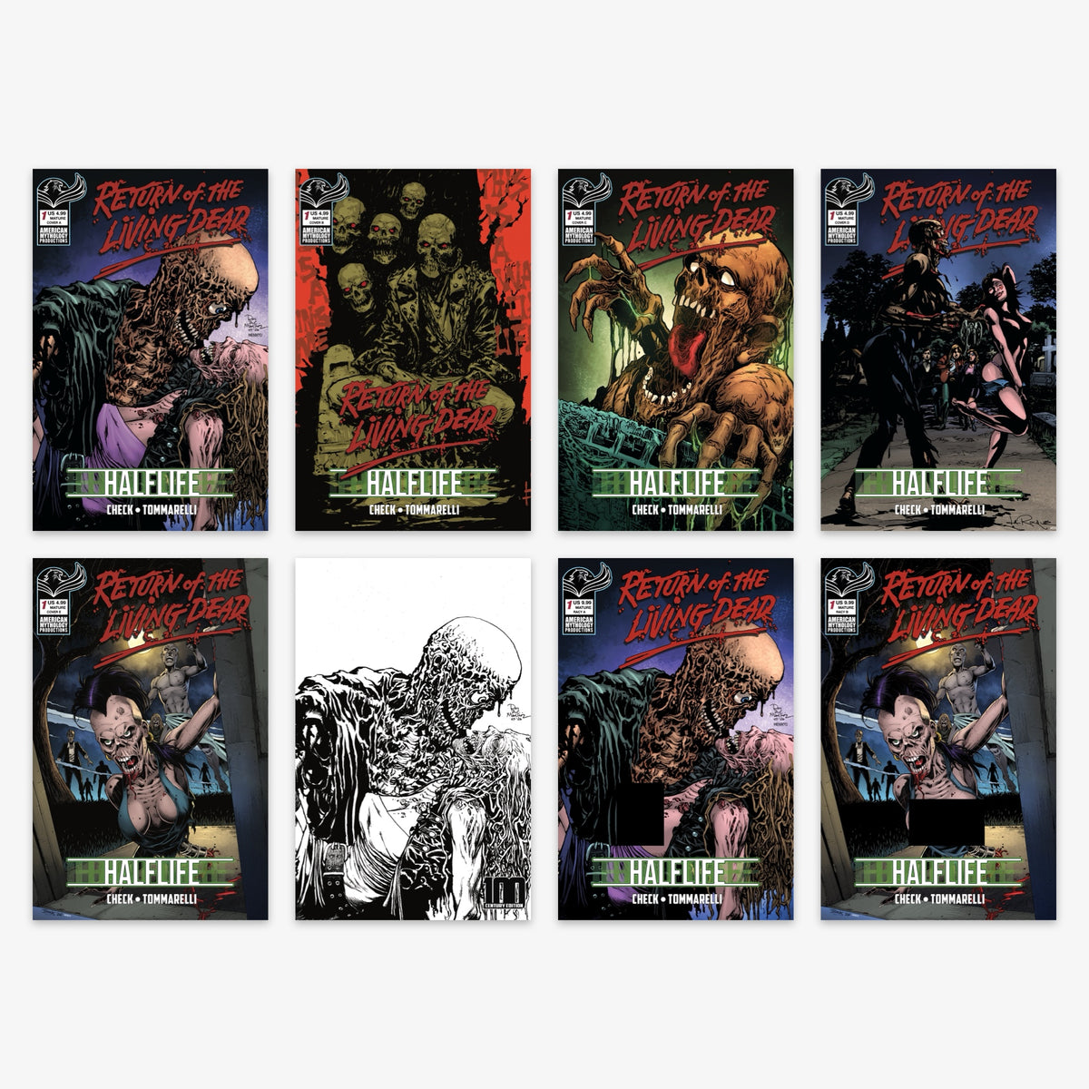 Return Living Dead Halflife #1 Bundle – Covers A–H