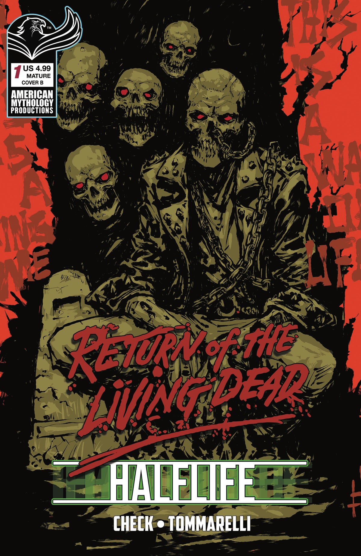 Return Living Dead Halflife #1 Cover B – Godmachine Variant
