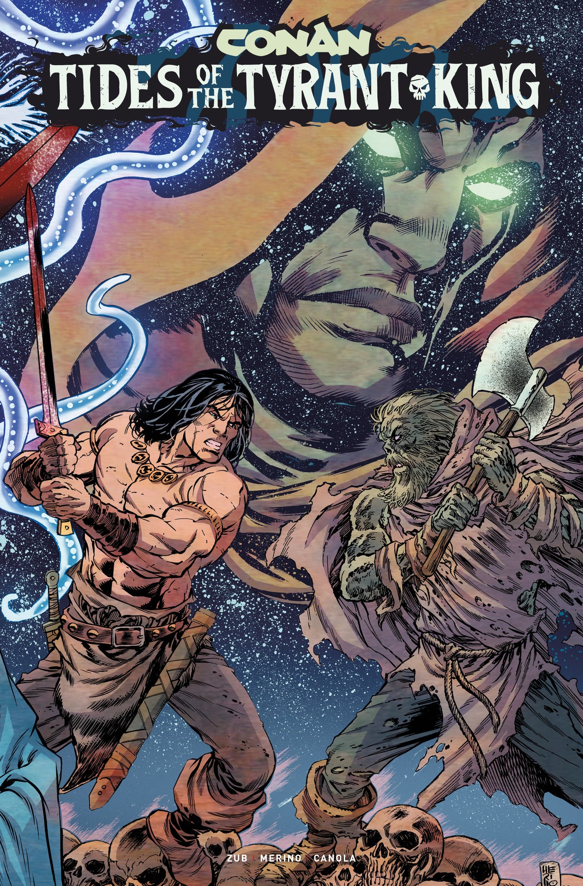 Conan the Barbarian Tides of the Tyrant King #4 (of 4) Cover B – Jesus Merino Variant