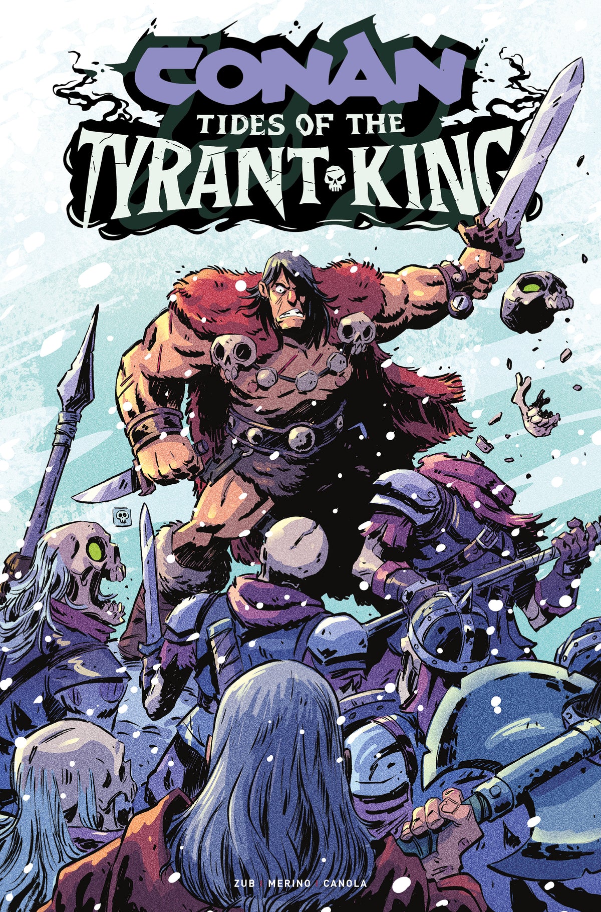 Conan the Barbarian Tides of the Tyrant King #4 (of 4) Cover C – Derek Laufman Variant