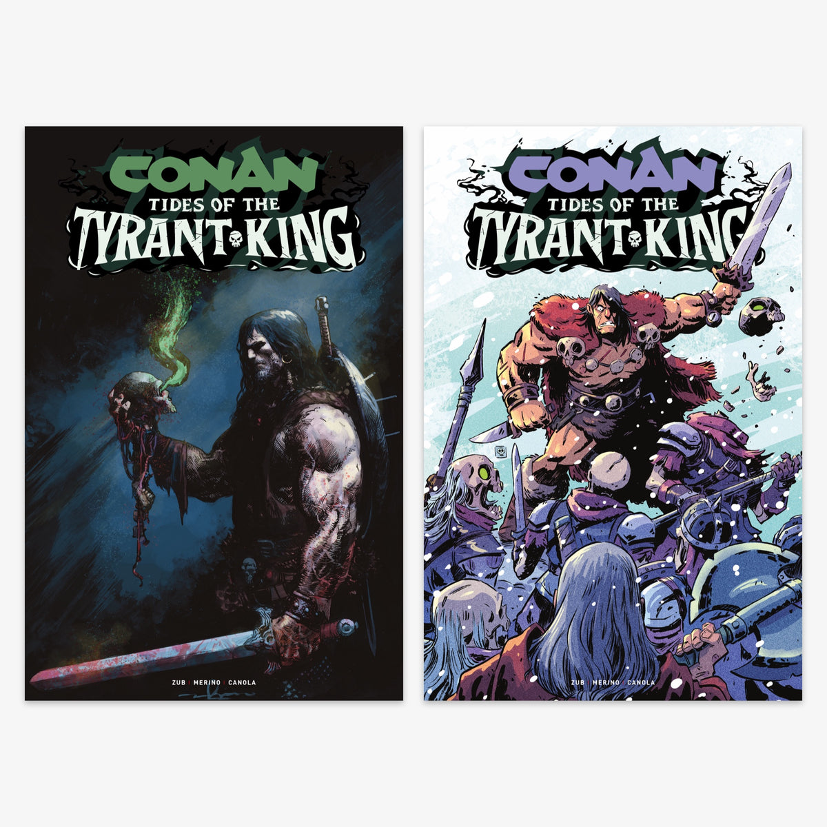 Conan the Barbarian Tides of the Tyrant King #4 (of 4) Bundle – Covers D & F