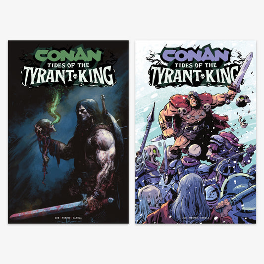 Conan the Barbarian Tides of the Tyrant King #4 (of 4) Bundle – Covers D & F