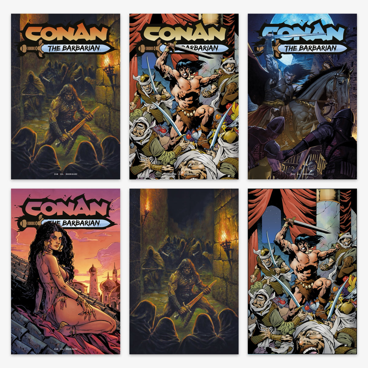 Conan the Barbarian #38 Bundle – Covers A–F