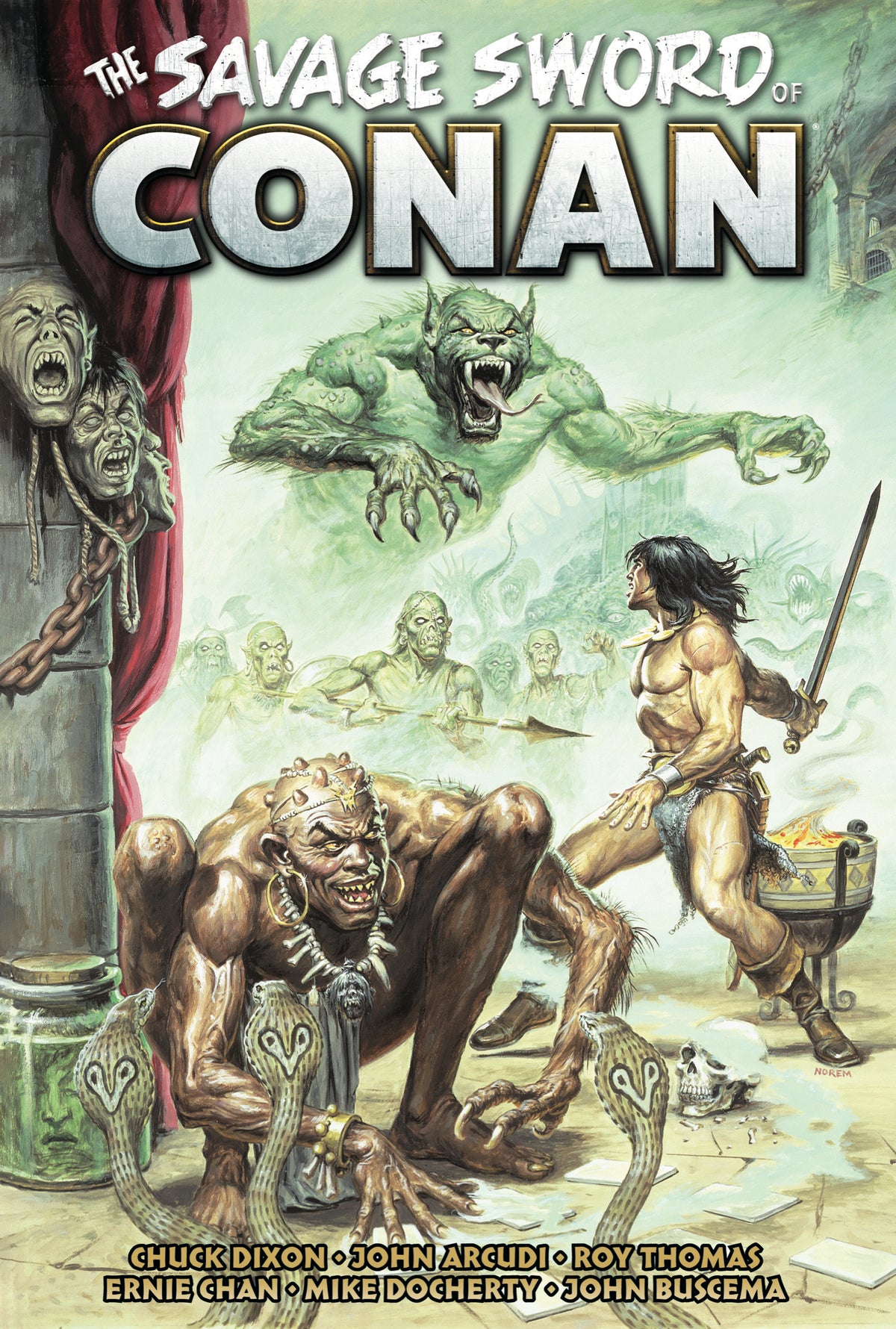 Savage Sword of Conan the Original Comics Omnibus HC Vol 13 DM Ed Earl Norem Default Title