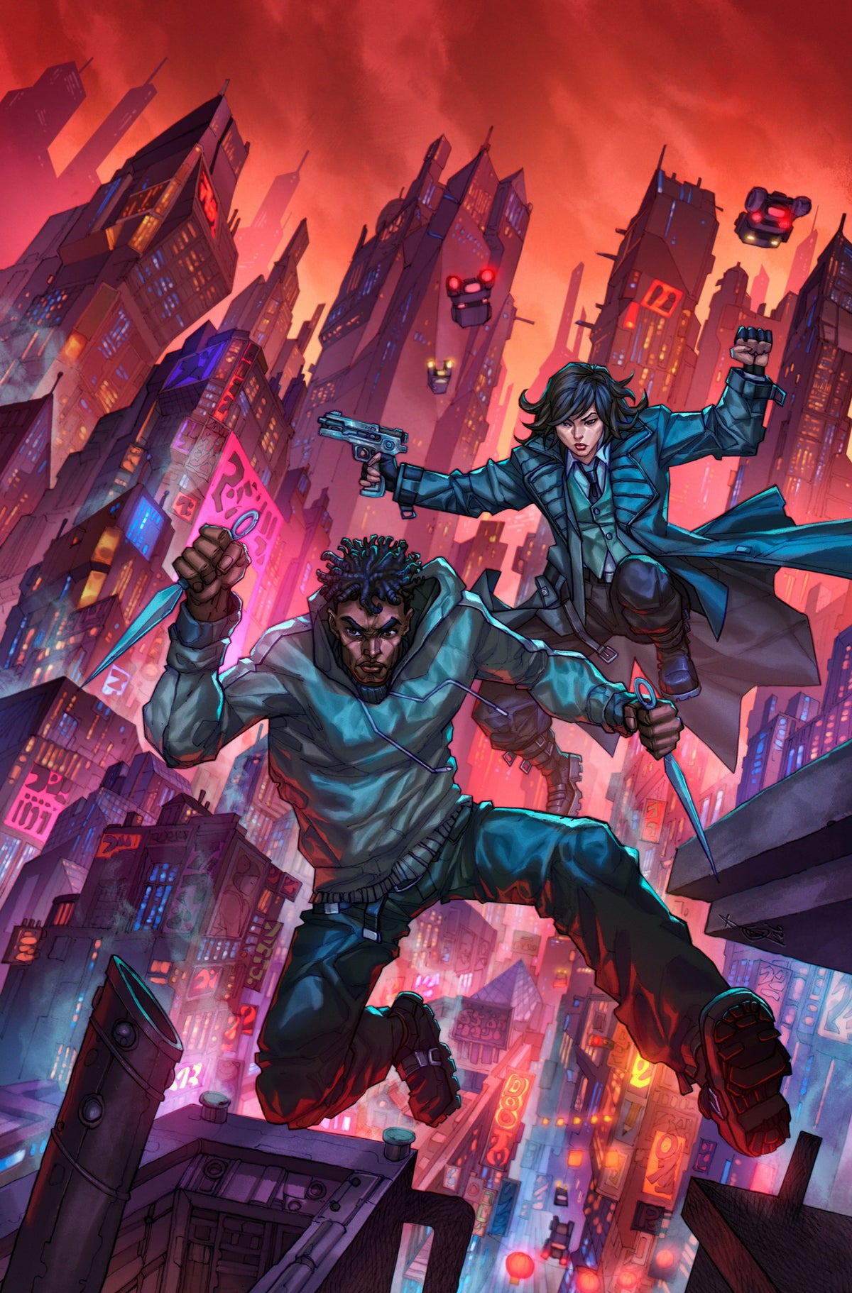 Blade Runner Tokyo Nexus Die With Honor #2 (of 4) Cover E – Alan Quah Virgin Cardstock Variant