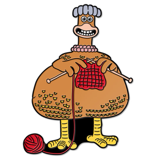 Aardman 50 Chicken Run Dotn Babs Enamel Pin Badge Default Title