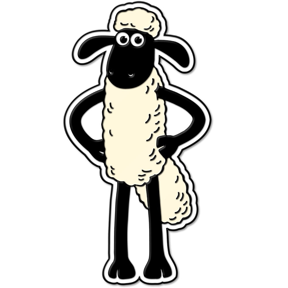 Aardman 50 Shaun Enamel Pin Badge Default Title
