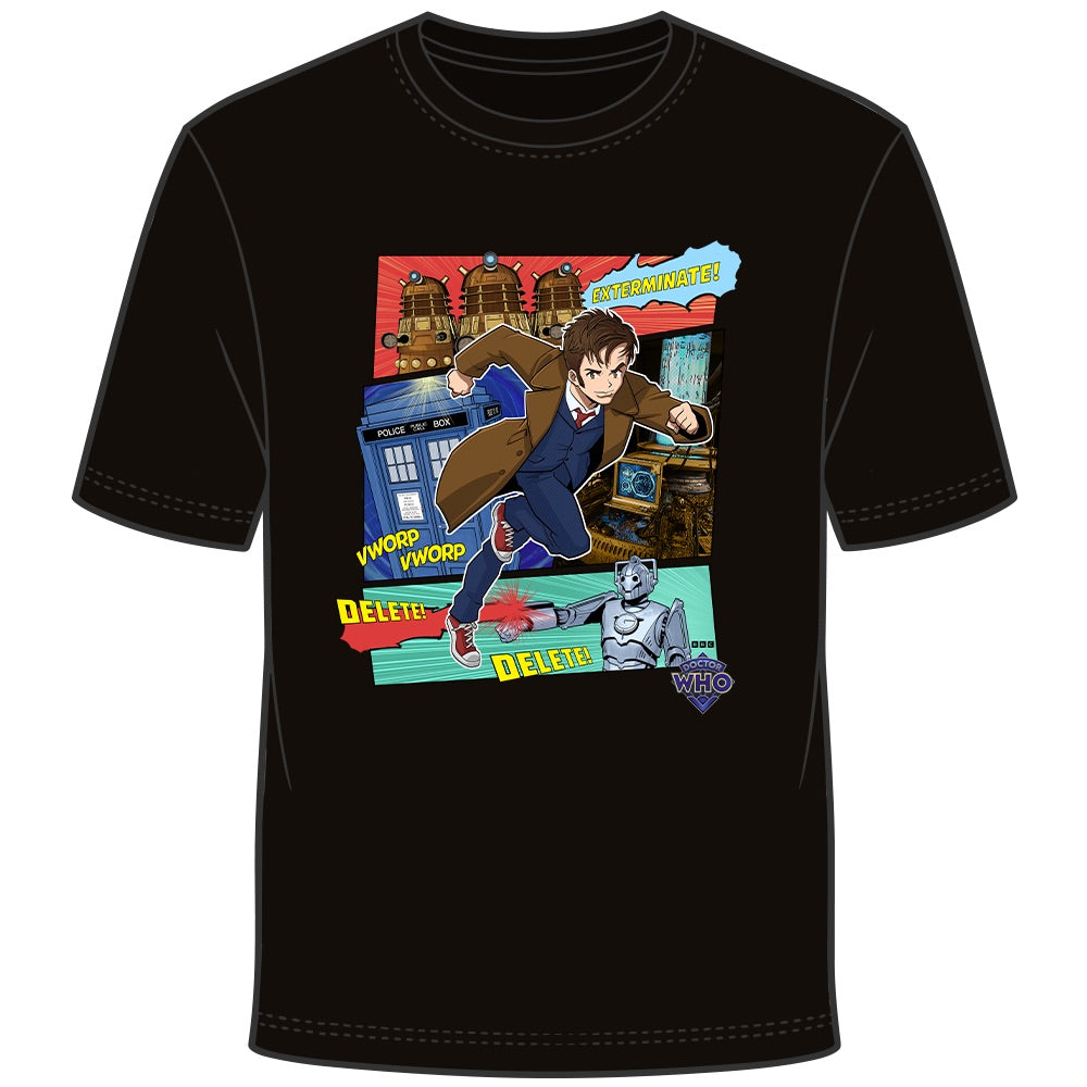 Doctor Who Dr Manga T-Shirt Xl Default Title