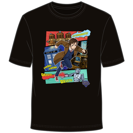 Doctor Who Dr Manga T-Shirt Xl Default Title