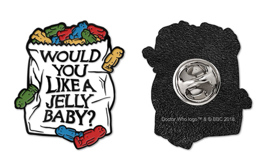 Doctor Who Jelly Baby Enamel Pin Badge Default Title