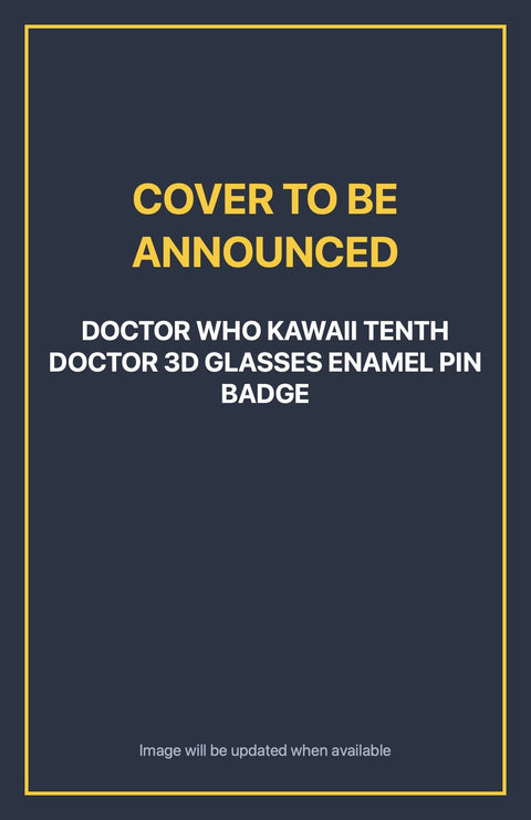 Doctor Who Kawaii Tenth Doctor 3d Glasses Enamel Pin Badge