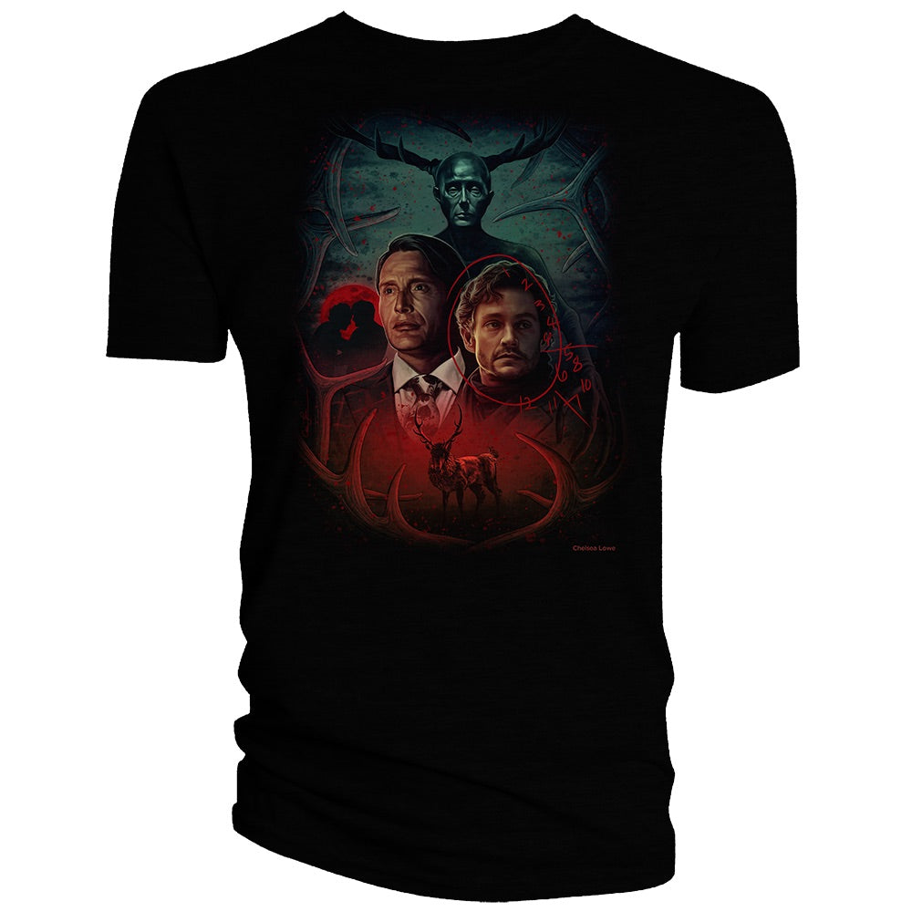 Hannibal Blood Red Montage by Chelsea Lowe T-Shirt Xl Default Title