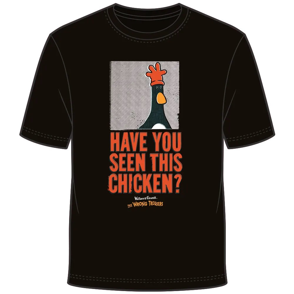 Wallace & Gromit Feathers Wanted T-Shirt Xl Default Title