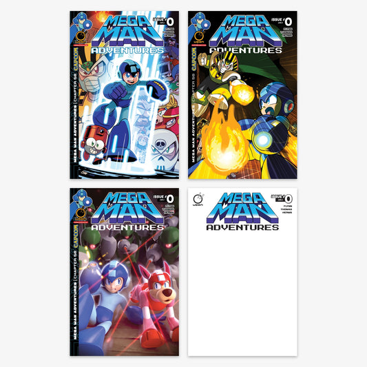 Mega Man Adventures #0 (ONE SHOT) Bundle – Covers A–D (No Incentive)