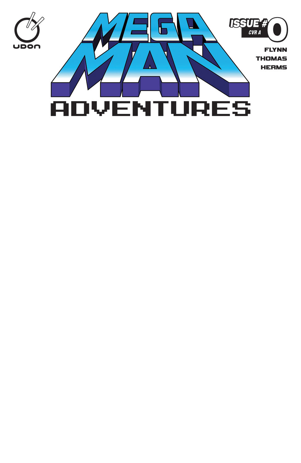 Mega Man Adventures #0 (ONE SHOT) Cover D – Blank Sketch Variant
