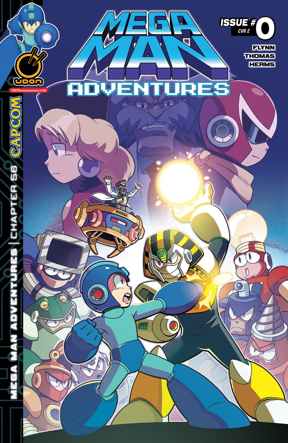 Mega Man Adventures #0 (ONE SHOT) Cover E – 1:5 Ratio Jamal Peppers Variant
