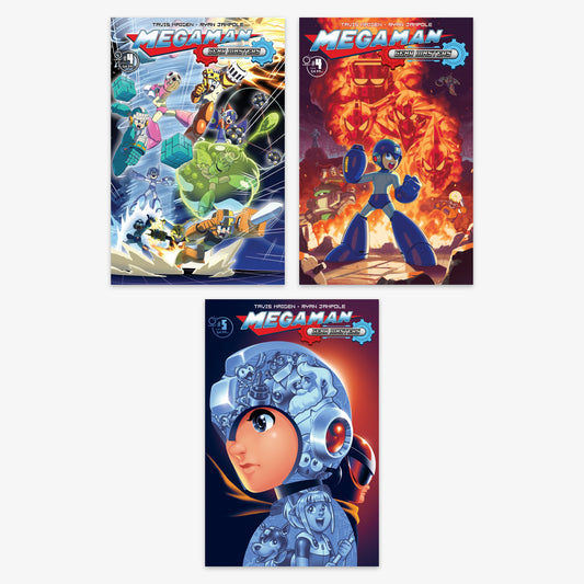 Mega Man: Gear Masters #4 (of 5) Bundle – Covers A–C (No Incentive)
