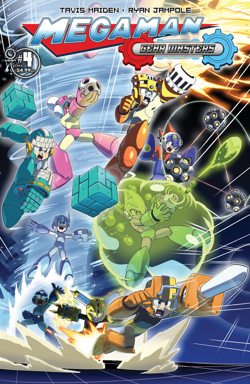 Mega Man: Gear Masters #4 (of 5) Cover A – Ryan Jampole