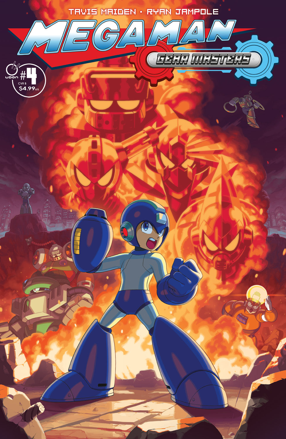 Mega Man: Gear Masters #4 (of 5) Cover B – Simon S Anderson Variant