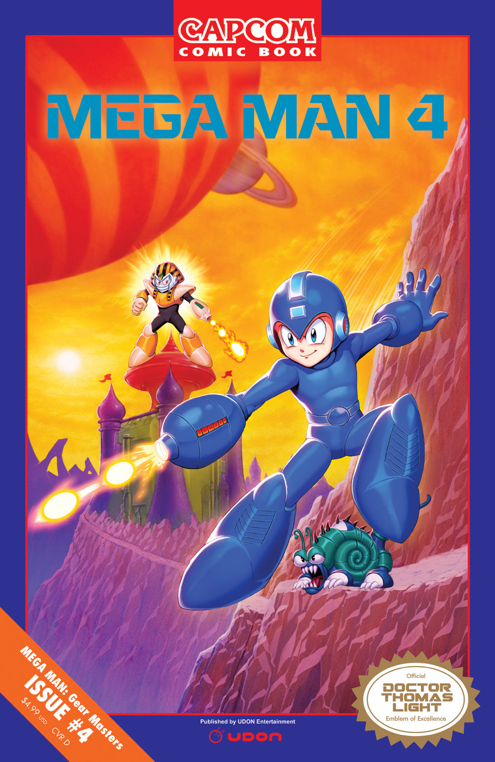 Mega Man: Gear Masters #4 (of 5) Cover D – 1:5 Ratio Genzoman Variant