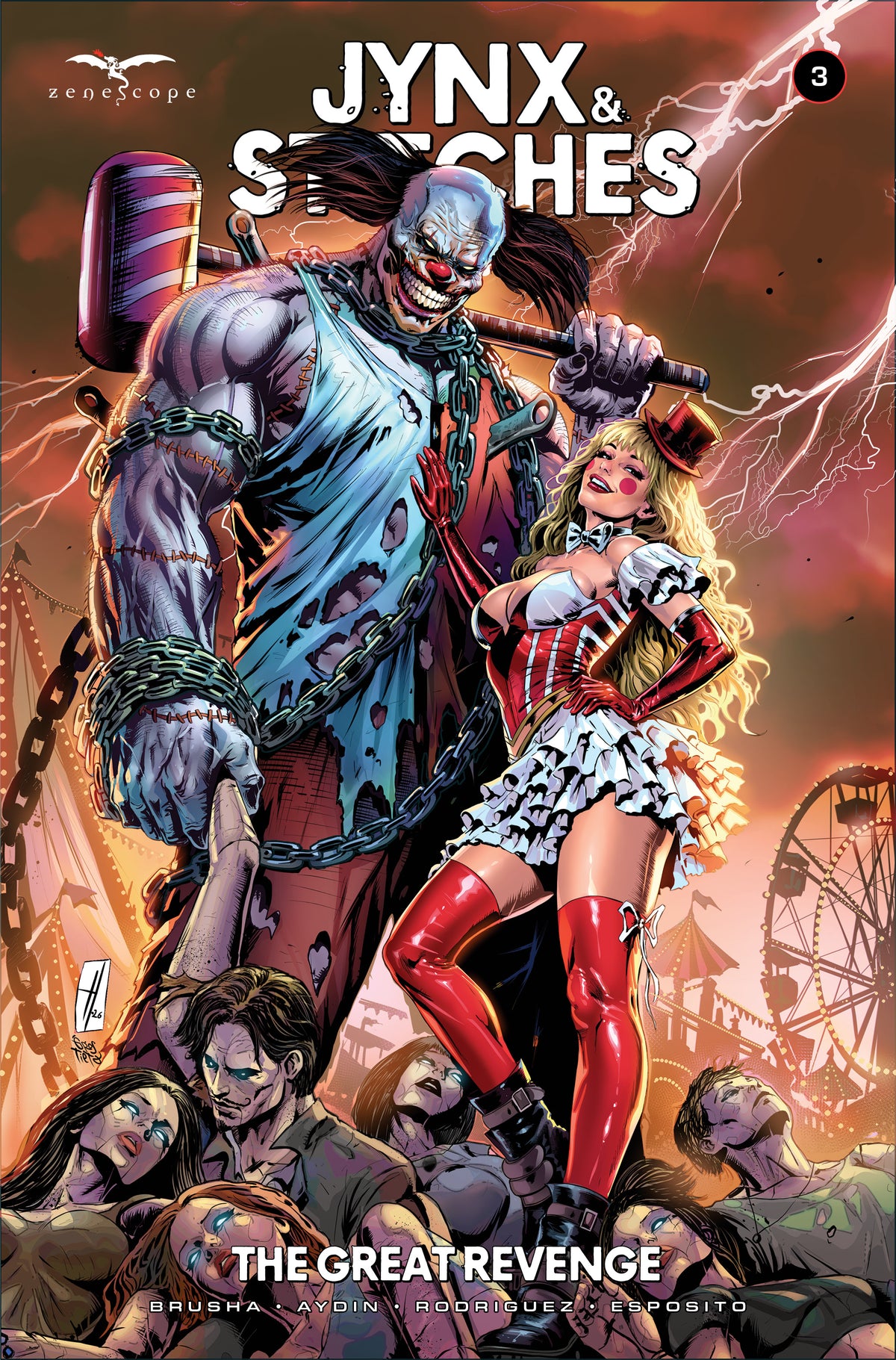 Jynx and Stitches Great Revenge #3 (of 3) Cover A – Hakan Aydin