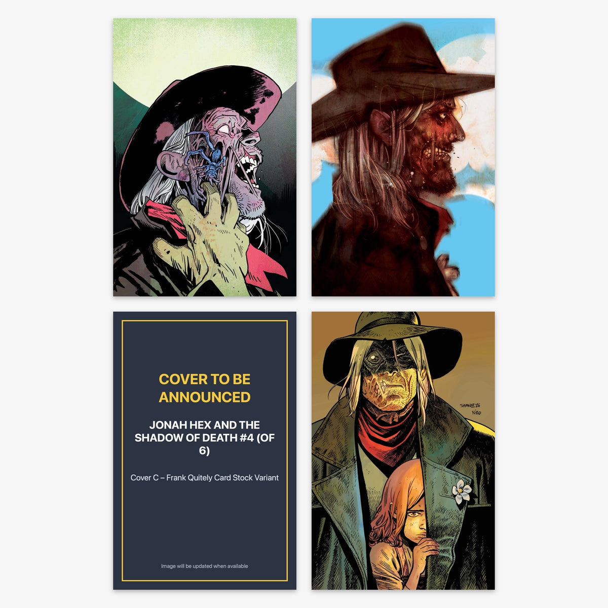 Jonah Hex and the Shadow of Death #4 (of 6) Bundle – Covers A–D