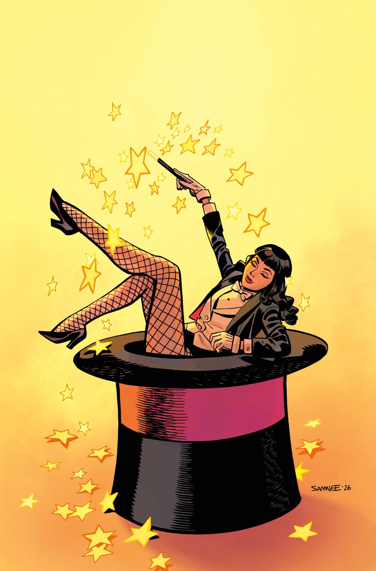 Zatanna (2026) #10 Cover B – Chris Samnee Card Stock Variant