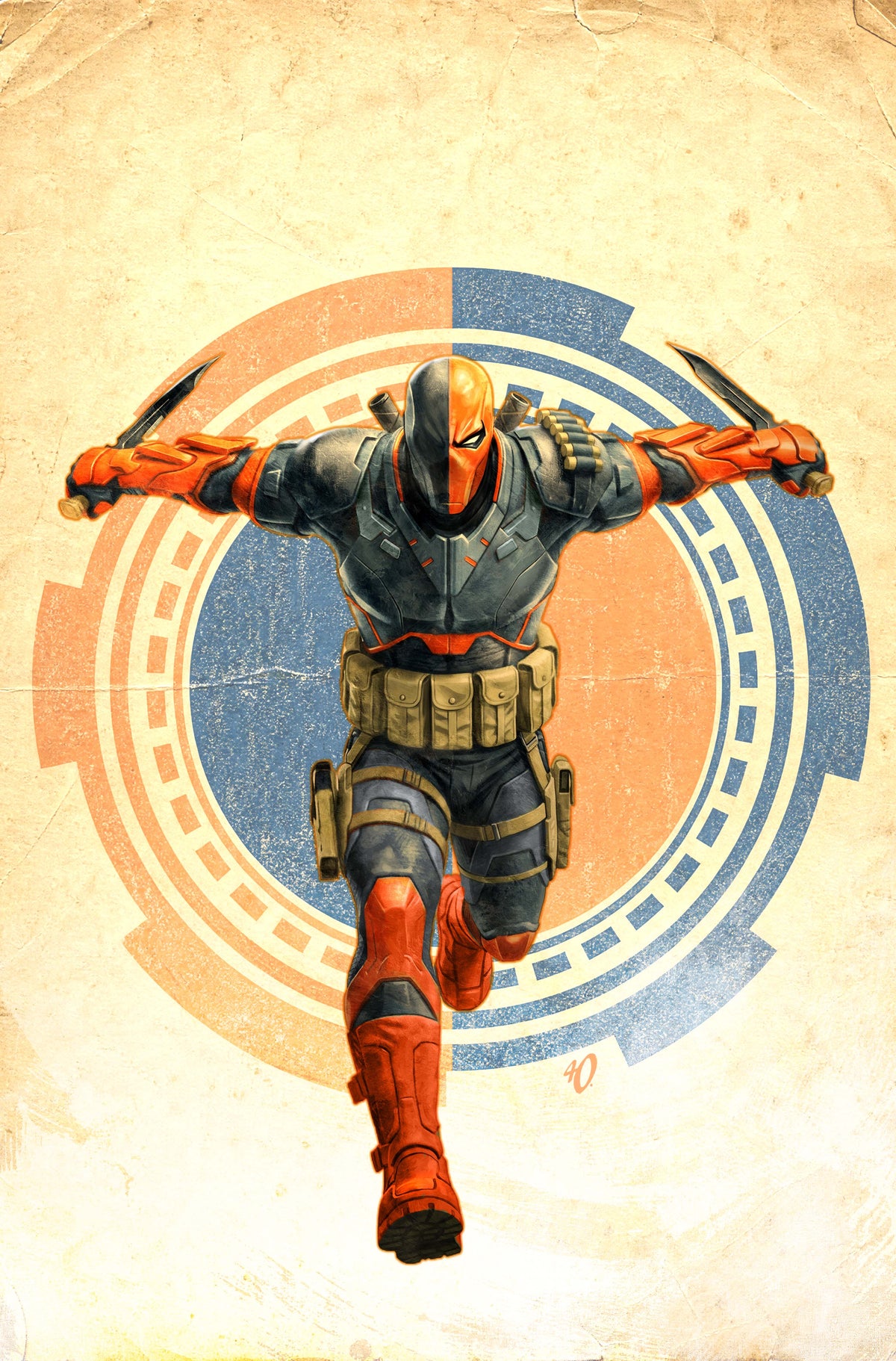 Deathstroke the Terminator #11 Cover C – Ariel Olivetti Card Stock Variant