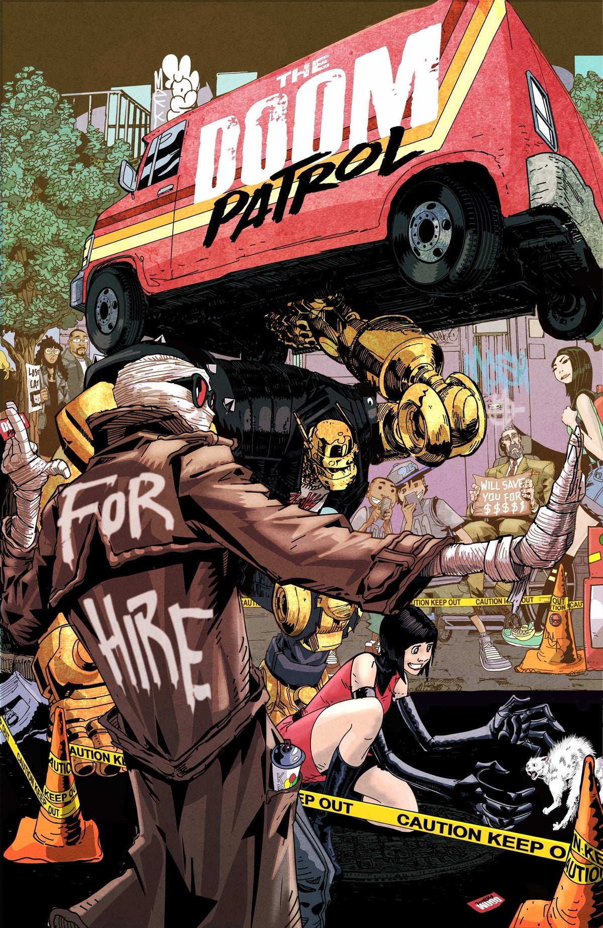 Doom Patrol #5 Cover D – Damion Scott Card Stock Variant