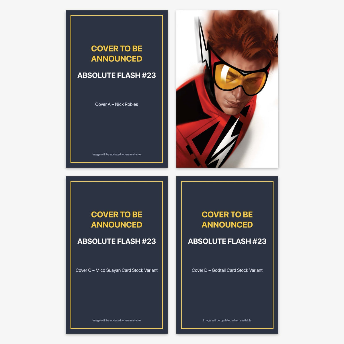 Absolute Flash #23 Bundle – Covers A–D