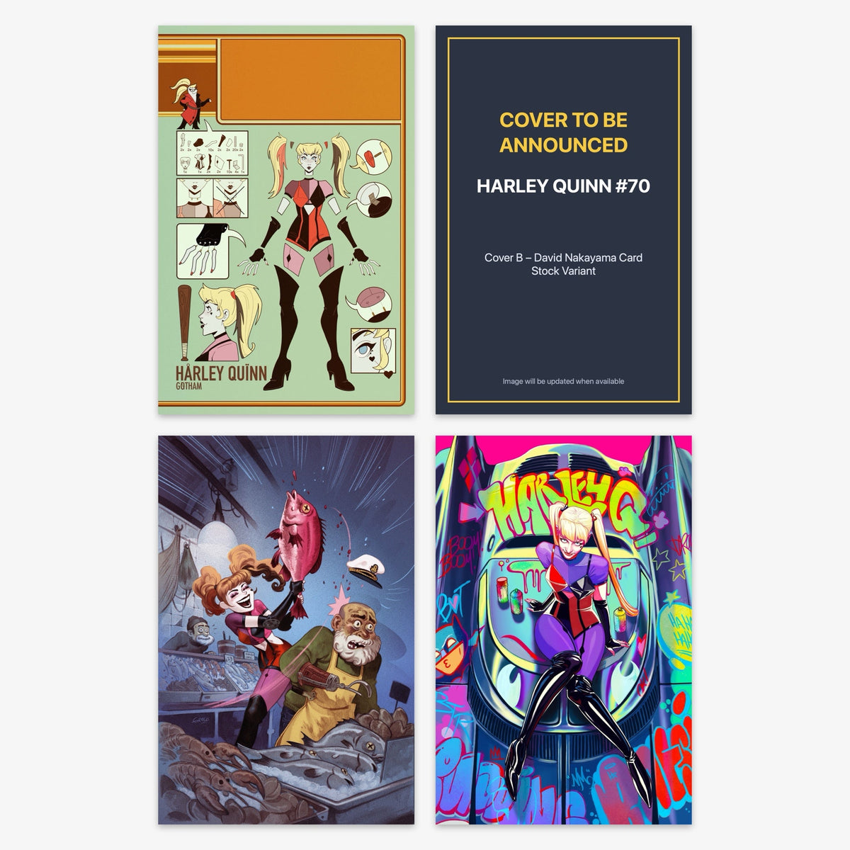 Harley Quinn #70 Bundle – Covers A–D