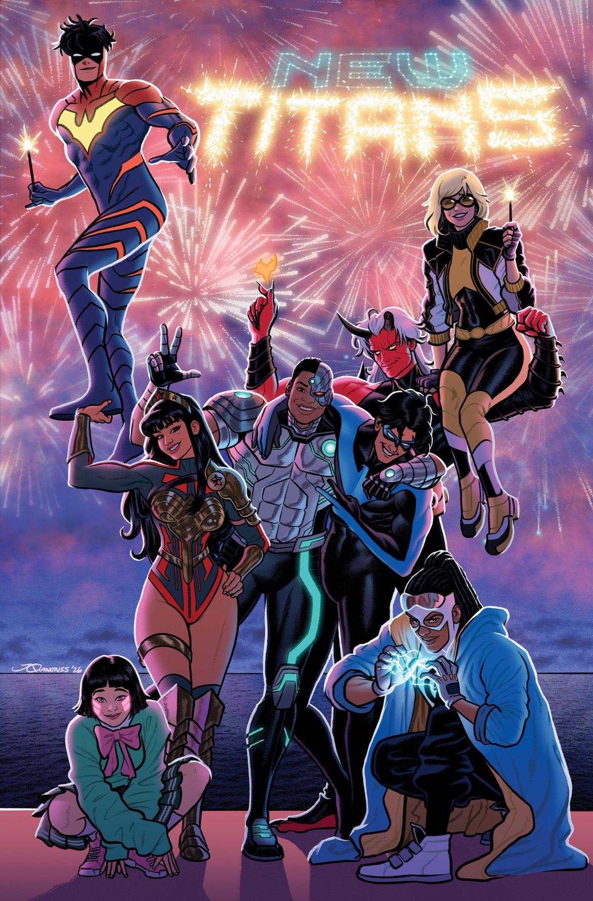 New Titans #43 Cover B – Joe Quinones Card Stock Variant