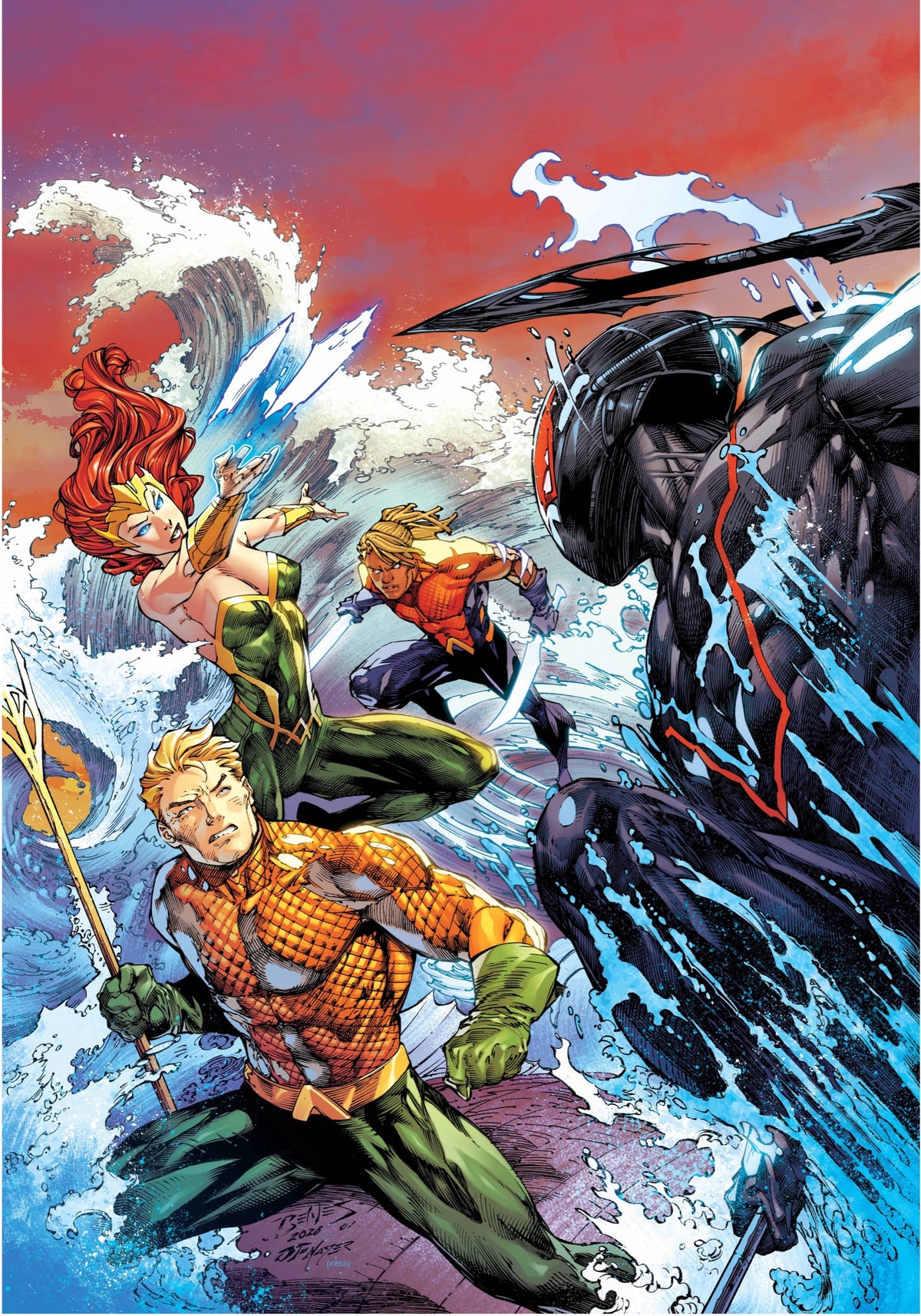 Emperor Aquaman #25 Cover C – Ed Benes Card Stock Variant